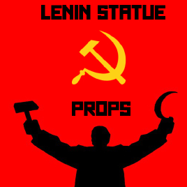 Vladimir Lenin Statue Props